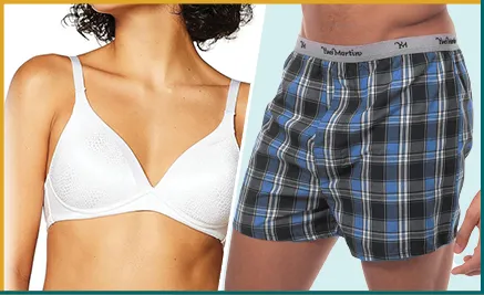 Fall comfort: stylish underwear for him and her