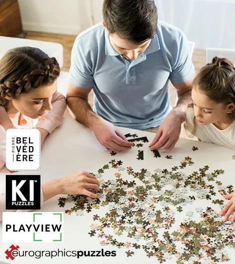 Piece together the fun : Save BIG on puzzles!
