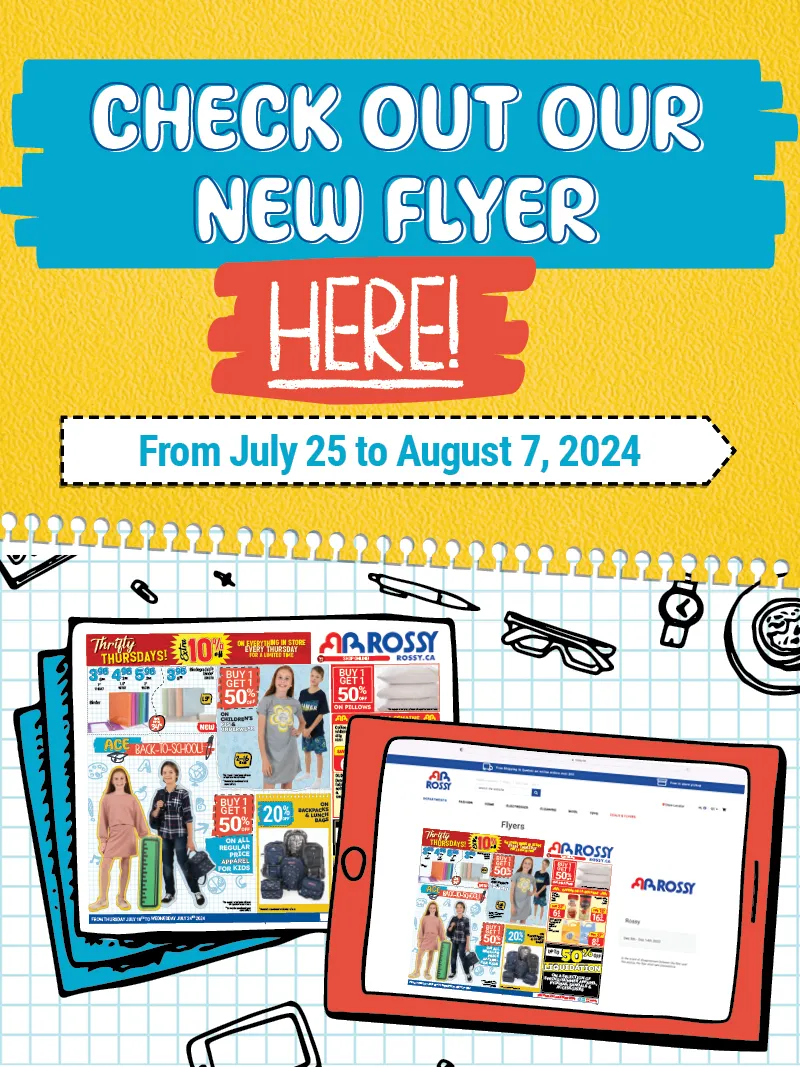 Check out our new flyer! From July 25 to August 7, 2024