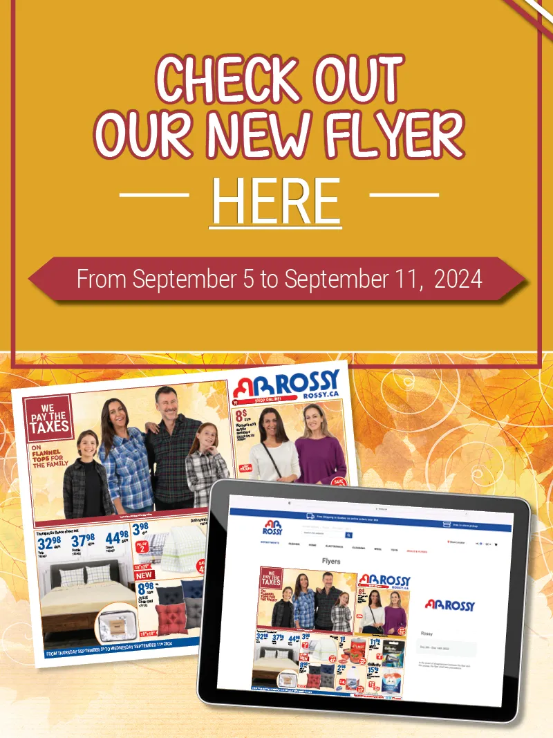 Check out our new flyer! From September 5 to September 11 2024