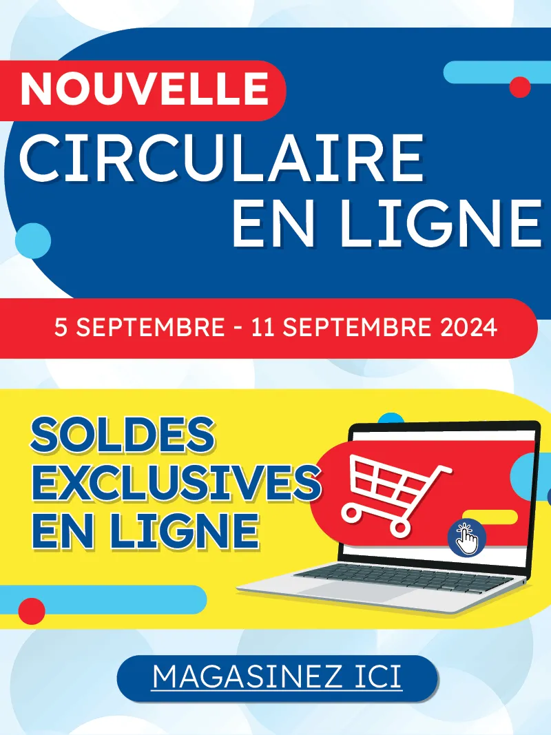 Circulaire en ligne. Soldes Exclusives en ligne !