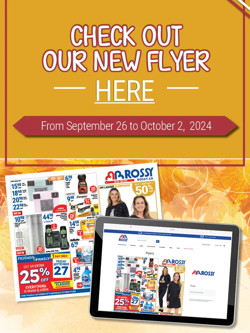 Check out our new flyer! From September 26 to October 02, 2024