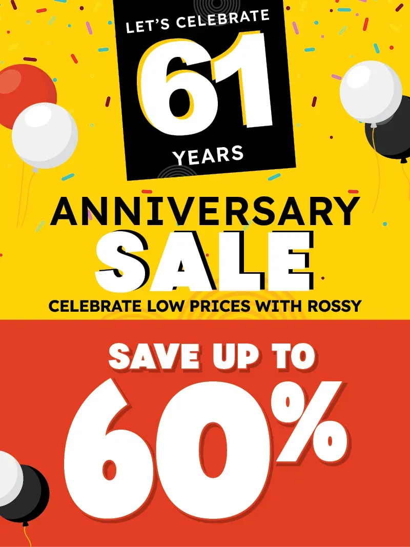 Shop anniversary sale | Rossy