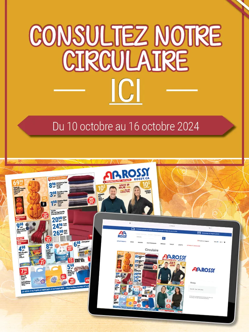 Consultez notre nouvelle circulaire ! Du 10 octobre au 16 octobre 2024