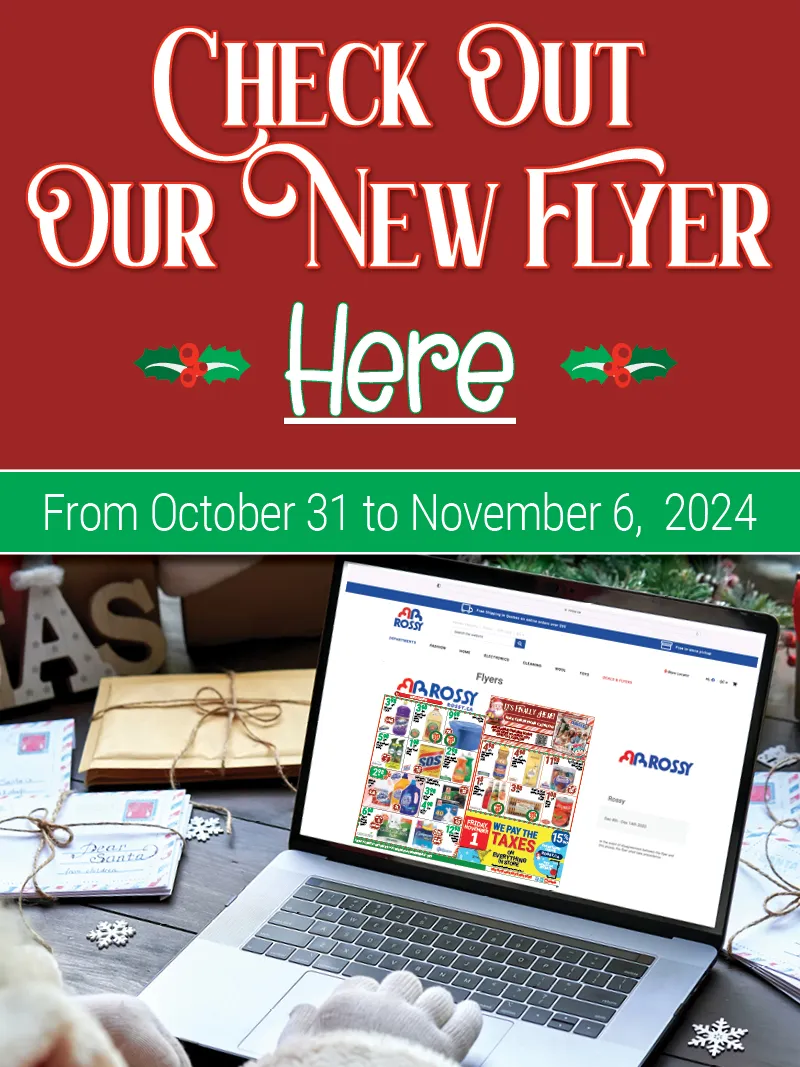 Check out our new flyer! From October 31 to November 6, 2024. 