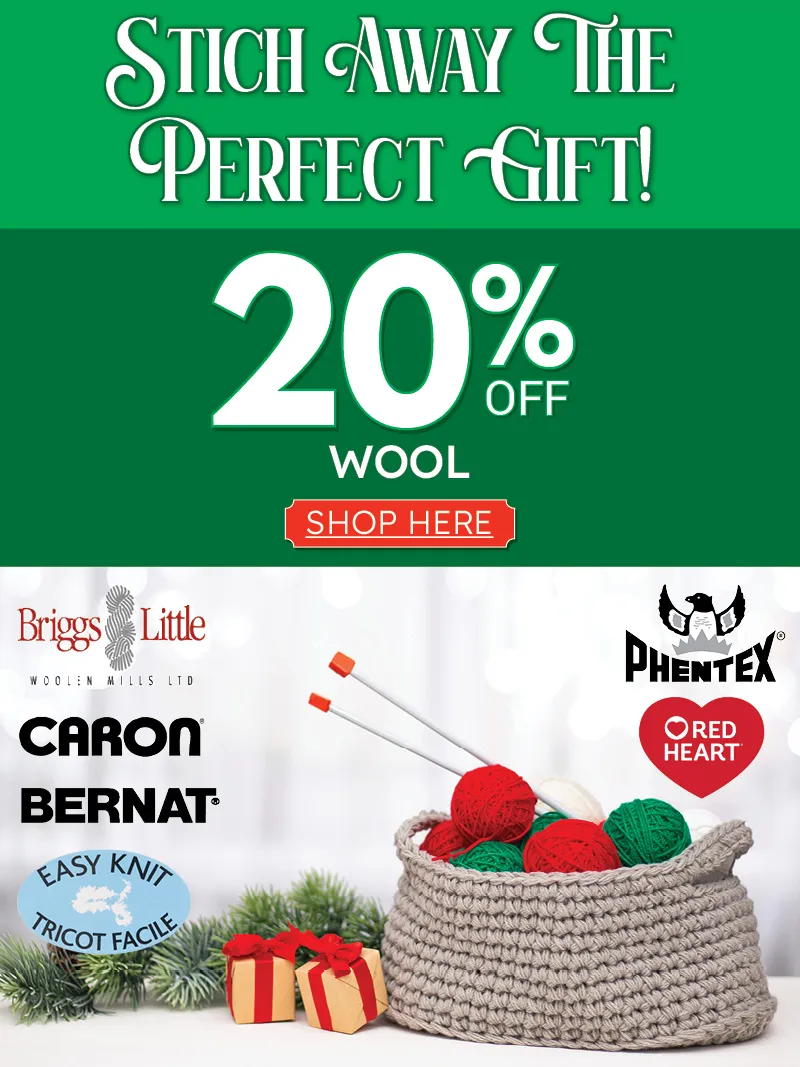 20% off wool