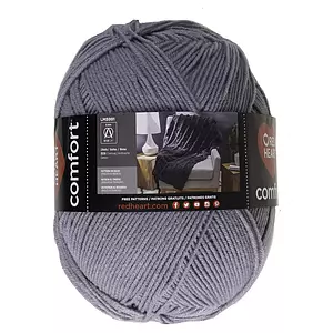 Red Heart Comfort - Yarn, grey marl