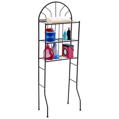 3 tier over-the-toilet bathroom shelving unit