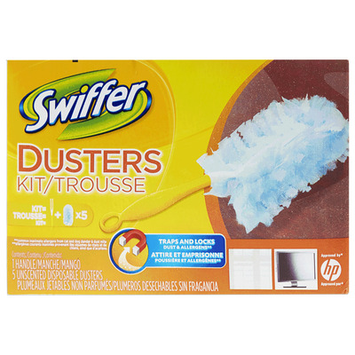 Swiffer Duster Kit avec manche et recharge pour plumeau : :  Cuisine et Maison