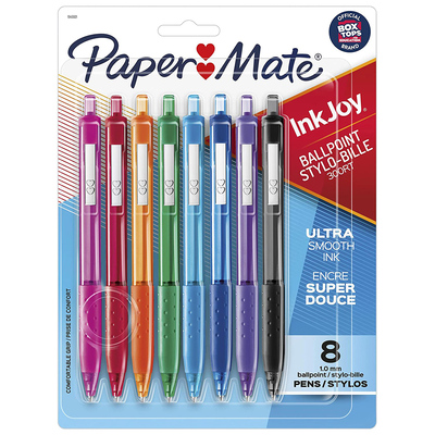 PaperMate - Stylos-feutres Flair, 0.7mm, couleurs variées, paquet de 12