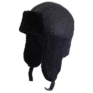 Van Caro Chapeau de trappeur en fausse fourrure pour homme Casquette de  baseball chaude Chapeau de chasse Gris