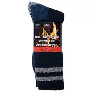 chaussettes thermiques pour hommes 2paires 