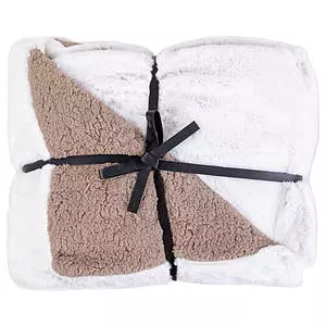 House no. 23 Sherpa Lined Double Gauze Cotton Throw Blanket, 3