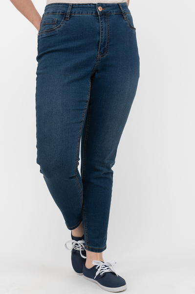 Suko Jeans Womens Capri Size 4 Stretch Blue Denim