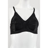 Full Coverage, wire-free non-padded bra - Black embroiderie