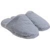 Faux fur open back slippers - 2