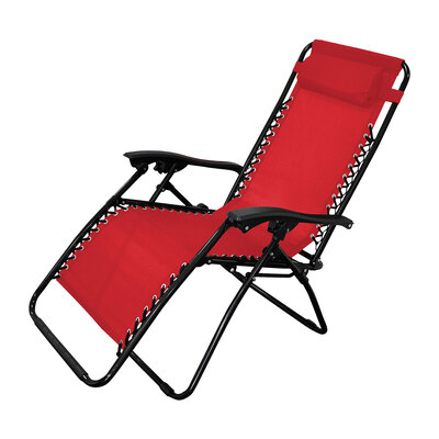 red oxford zero gravity chair