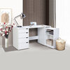 Sewing craft table with sliding storage drawer - 2