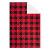 Oversized quilted throw with sherpa reverse, 50"x70" - Buffalo plaid - 2