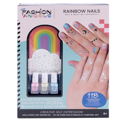 Fashion Angels - Rainbow nails, nail & body art design kit | Rossy