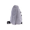 Sac à dos à bandoulière croisée avec sangle d'épaule réversible - Gris clair - 3