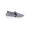 Women's low-top canvas slip-on sneakers, Houndstooth