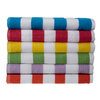 Cabana stripe beach towel - Orange - 2