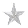 Danson - LED star icicle lights with clear cord - Clear, 96 lights - 3