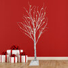 Danson - White pre-lit birch tree, 64 DEL, 1.2 m - 2