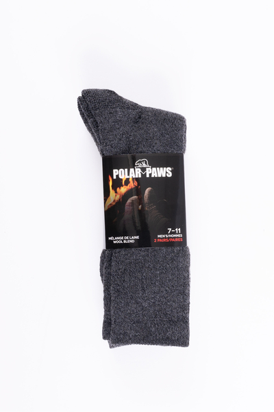 Black, Pringle Mens Wool Blend Boot Socks - 2 Pairs