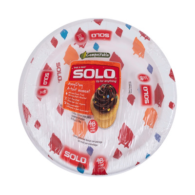 Solo 10 In. Heavy Duty Paper Plates 22 Pk.