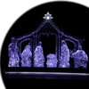 Danson - Acrylic nativity scene with lights & music - 3