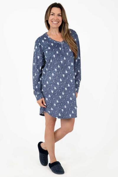 RECHARGE & RENEW Nightgowns for Women Soft Modal Short Sleeves Lightweight  & Sexy Ladies Long Nightdress, Lake Blue & Pink, Large : :  Clothing, Shoes & Accessories