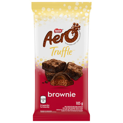 Nestlé - Aero - Truffle brownie chocolate bar, 105g | Rossy