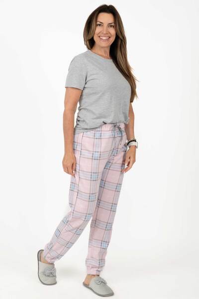 NCL Pajama Shorts - Navy & Pink Plaid - Stanford Hills – Cotton Sisters