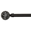 Henlé Pro - Telescopic curtain rod with dot-caged ball ends - 2