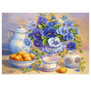 Puzzle, Blue Bouquet, 1000 pcs - 2