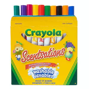 Crayola - 10 feutres parfumés - Dessin et peinture - Rue du Commerce