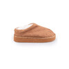 Platform microsuede slippers