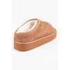 Platform microsuede slippers - 4