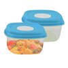 Rectangular food containers, pk. of 2 - 650ml - 3