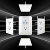 Wall power outlet extender with surge protection - 5