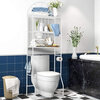 4 tier over-the-toilet bathroom shelving unit - 2