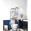 4 tier over-the-toilet bathroom shelving unit - 3