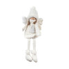 Danson - Fabric sitting angel with knit sweater, 20" - 2