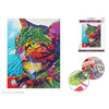 Craft Medley - Diamond painting canvas art kit, 12"x16" - Cat - 2