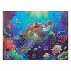 Craft Medley - Diamond painting canvas art kit, 12"x16" - Sea turtle - 3