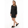 Charmour - Chemise de nuit ultra douce - Pois - 3