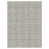 GEORGE Collection - Grey argyle rug, 3'x4'