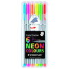 Staedtler - Triplus Fineliner neon pens, pk. of 6